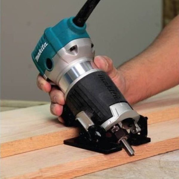 Base inclinable Makita 198987-9 Angulos 30° a 45° para Fresadora Recortadora Router Makita - Imagen 3