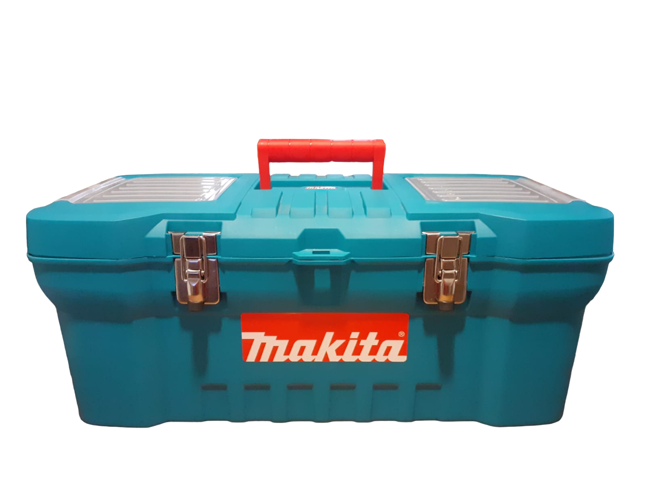Caja de Herramientas de 24”(Pulgadas) Makita CH24 con dos Gaveteros y dos  Broche Metálicos – Makita Córdoba