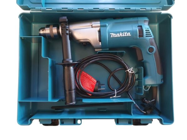 Taladro con Percutor Eléctrico Makita HP2070 13mm 1010W 220v con 2 Velocidades mecánicas con Mandril con llave - Imagen 7