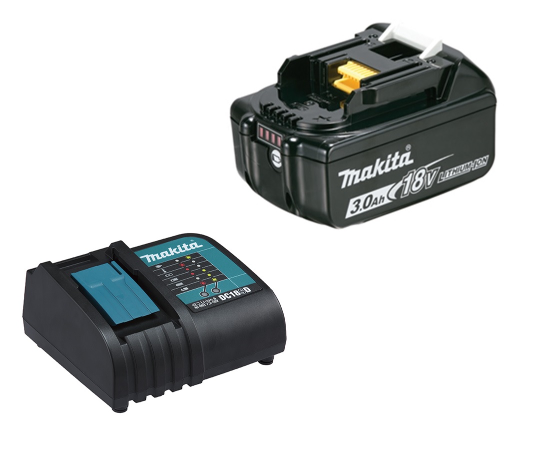 Kit Cargador Makita DC18SD más Batería de Litio Makita BL1830B