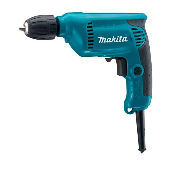 Taladro Eléctrico Makita 6413 10mm 220V 450W con mandril cierre rápido autoajustable