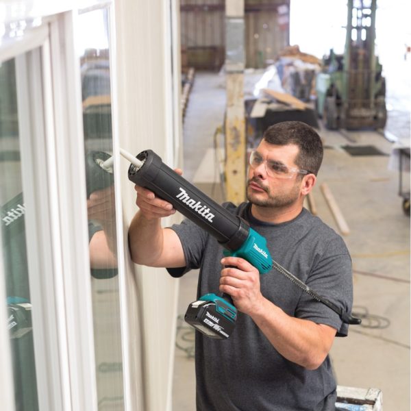 Soporte "C" para cartucho tipo salchichas 800ml Makita 197195-9 para Pistolas Aplicadoras de Silicona Makita - Imagen 8