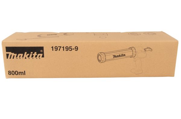 Soporte "C" para cartucho tipo salchichas 800ml Makita 197195-9 para Pistolas Aplicadoras de Silicona Makita - Imagen 9