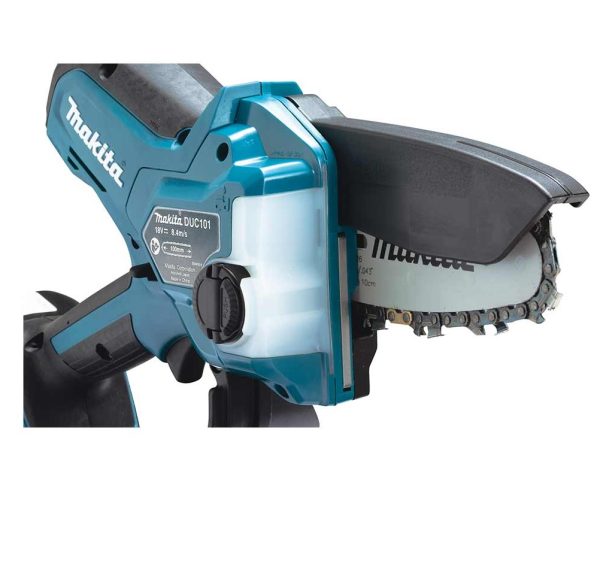 Motosierra a Batería 18V Makita DUC101Z01 Espada de 10cm(4”) (no incluye batería ni cargador) - Imagen 6