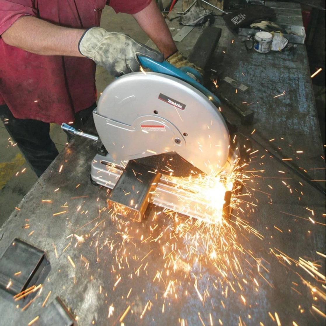 Sierra Cortadora Sensitiva Eléctrica Makita 2414NB 2000W 220v Disco 355mm(14”) - Imagen 7