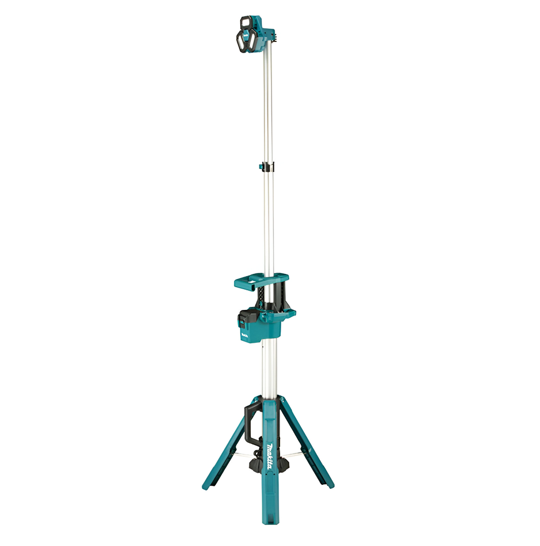 Torre trípode lámpara de luz iluminación led de trabajo a Batería 18V Makita DML814 (no incluye batería ni cargador)