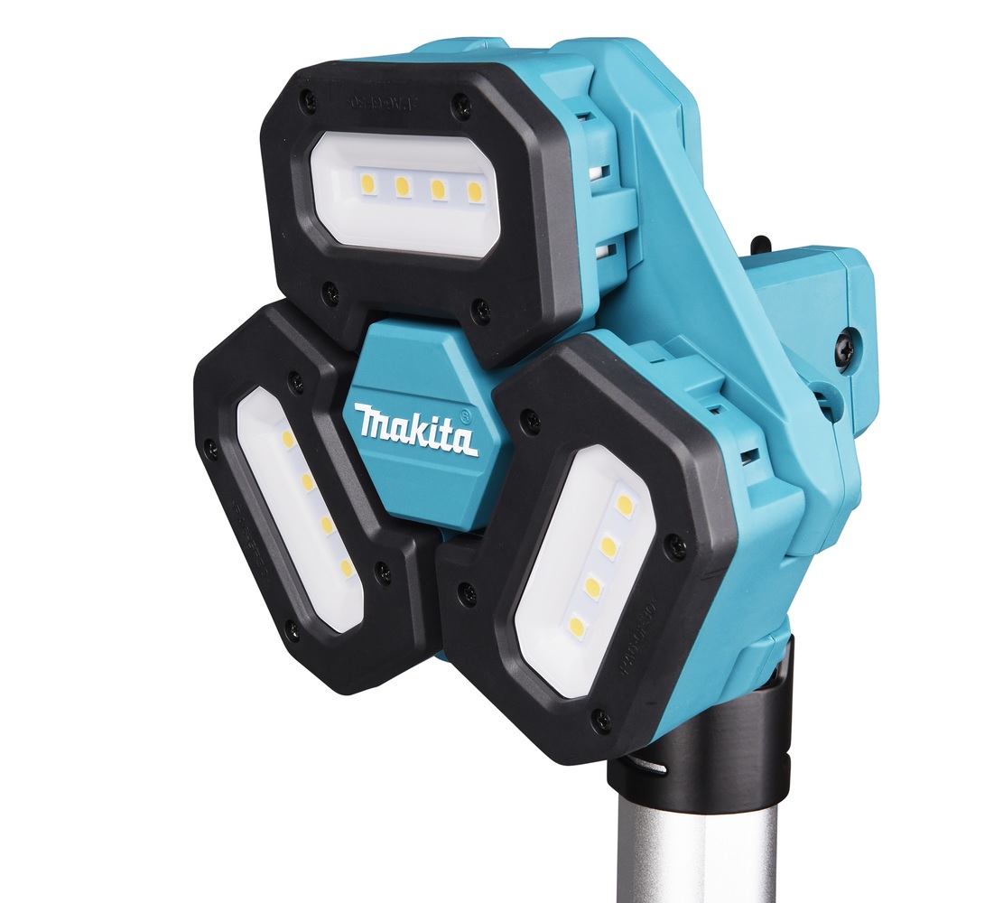 Torre trípode lámpara de luz iluminación led de trabajo a Batería 18V Makita DML814 (no incluye batería ni cargador) - Imagen 6