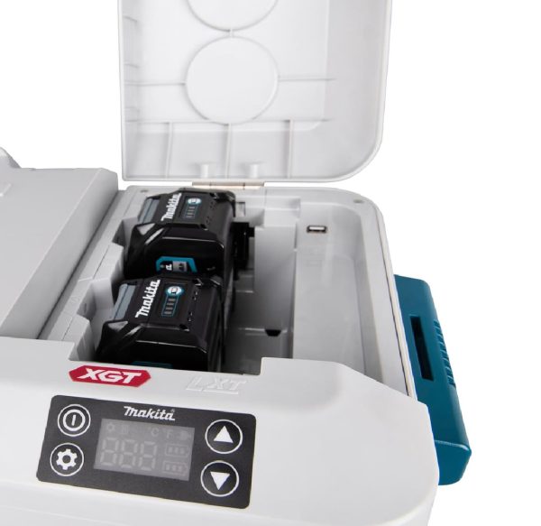Conservadora Frio/Calor a Batería 40V 18V o Eléctrica 220V o CC 12v/24v Makita CW001GZ 20Litros (no incluye batería ni cargador) - Imagen 9