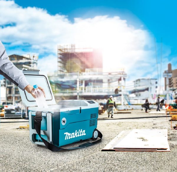 Conservadora Frio/Calor a Batería 40V 18V o Eléctrica 220V o CC 12v/24v Makita CW001GZ 20Litros (no incluye batería ni cargador) - Imagen 13