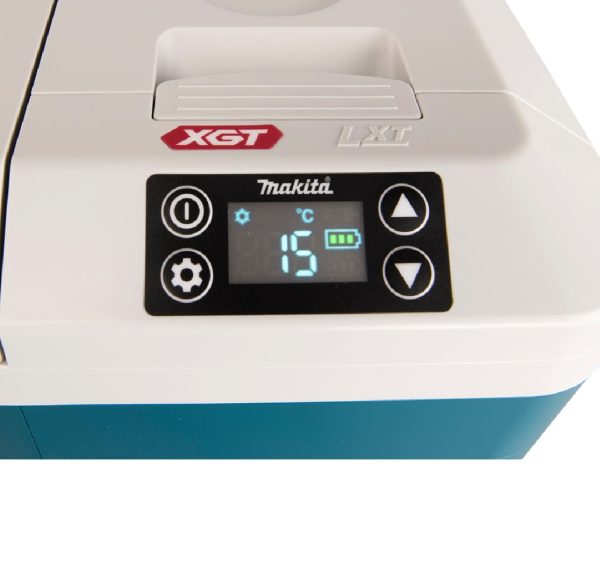 Conservadora Frio/Calor a Batería 40V 18V o Eléctrica 220V o CC 12v/24v Makita CW001GZ 20Litros (no incluye batería ni cargador) - Imagen 7