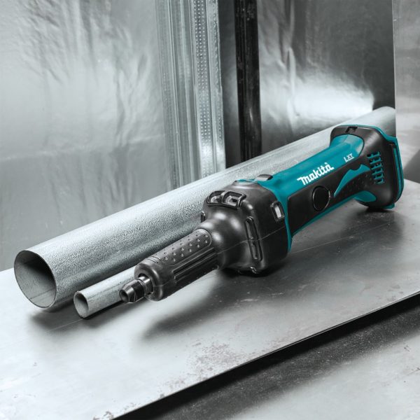 Amoladora Recta Rectificadora a batería 18V Makita DGD800Z 6mm(1/4”) 38mm 26000rpm (no incluye batería ni cargador) - Imagen 8