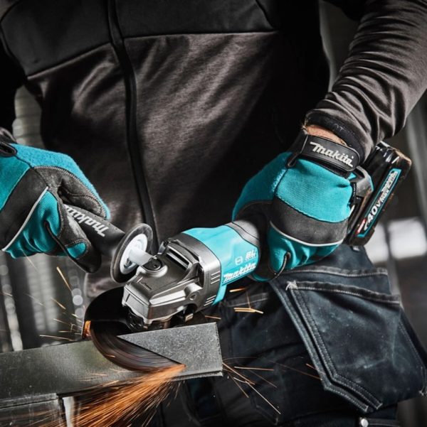Amoladora Angular a Batería 40V Makita GA012GZ 115mm(4-1/2”) Gatillo Tipo Paleta con Freno eléctrico (no incluye batería, ni cargador) - Imagen 4