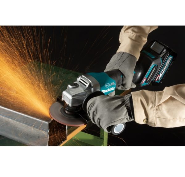 Amoladora Angular a Batería 40V Makita GA028GZ 115mm(4-1/2”) Gatillo Tipo Paleta Velocidad Variable Freno eléctrico (no incluye batería, ni cargador) - Imagen 5