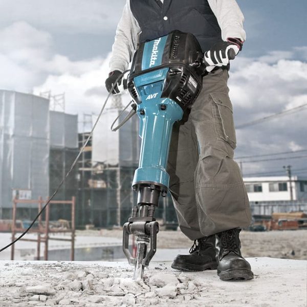 Martillo Demoledor Eléctrico Makita HM1812 con AVT 72.8J 31.3kg Rompe Pavimentos - Imagen 5