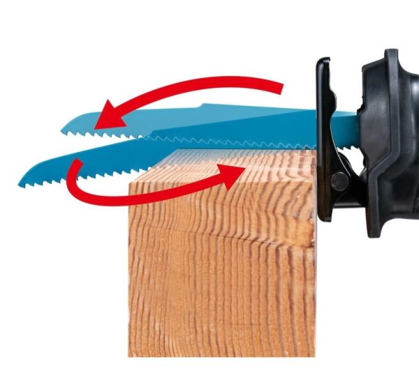 Sierra Sable Reciproca a Batería 40V Makita JR002GZ con AVT (no incluye batería ni cargador) - Imagen 11