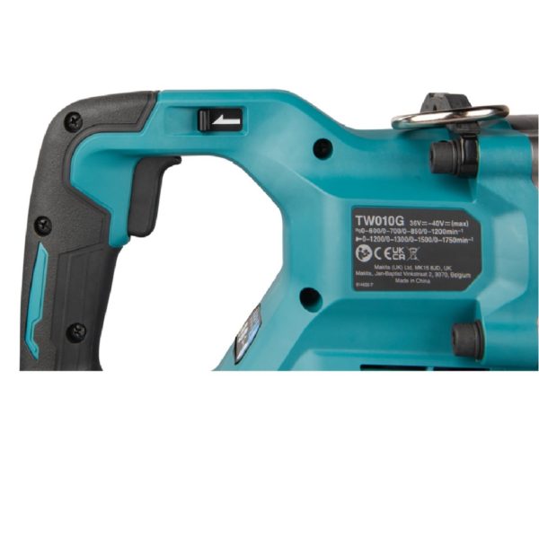 Llave de Impacto a Batería 40V Makita TW010GZ 1” 3150Nm Eje Yunque Extendido (no incluye batería ni cargador) - Imagen 8