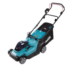 Cortadora de Césped Pasto a Batería 40V Makita LM004GZ Ancho de Corte 43cm con Descarga Trasera Bolsa (no incluye batería ni cargador)